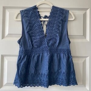 American Eagle Embroidered Top